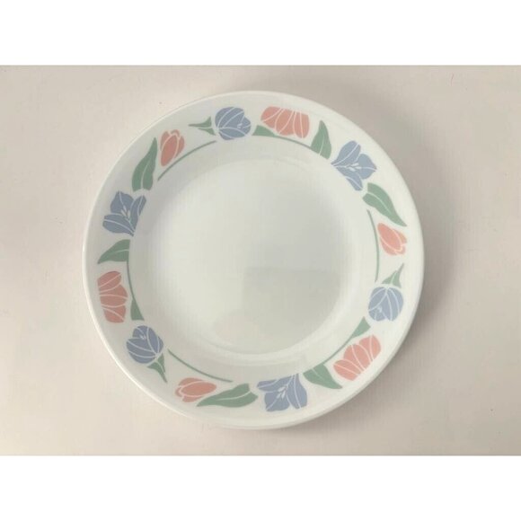 CORELLE Friendship Salad Dessert Plates 6 3/4" Set of 4 Corning Ware USA - Picture 2 of 6